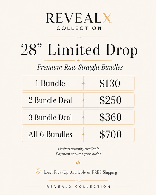 3 28" Bundles - $360